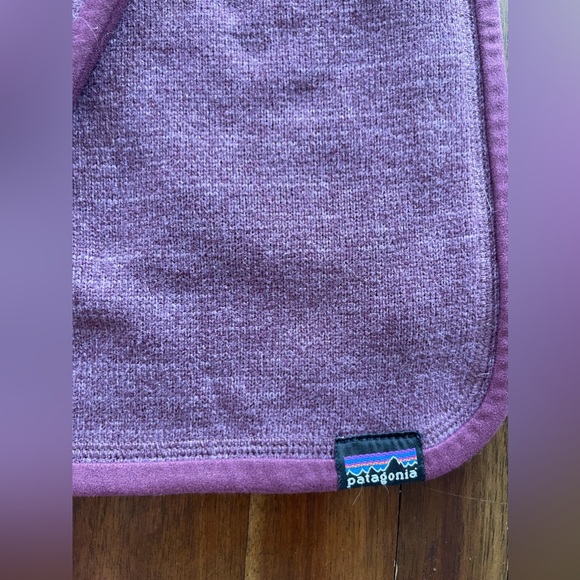 Patagonia better sweater purple fleece scarf - Picture 4 of 8